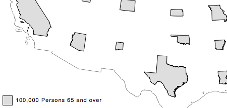 OL-Symbology noncontiguous cartogram