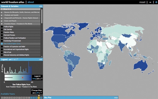 the world freedom atlas